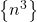 \left\{ {{n^3}} \right\}