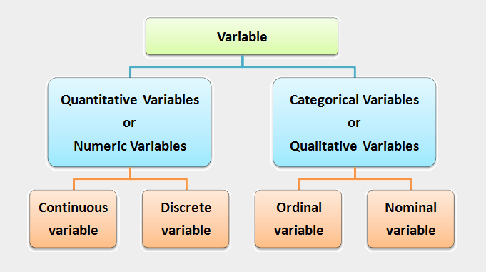 categorical variable examples or qualitative variable in statistics, quantitative variables discrete or continuous