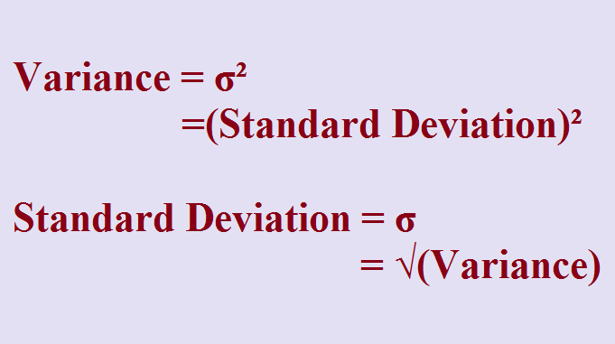 variance in statistics, variance formula