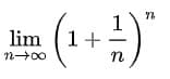 euler number e