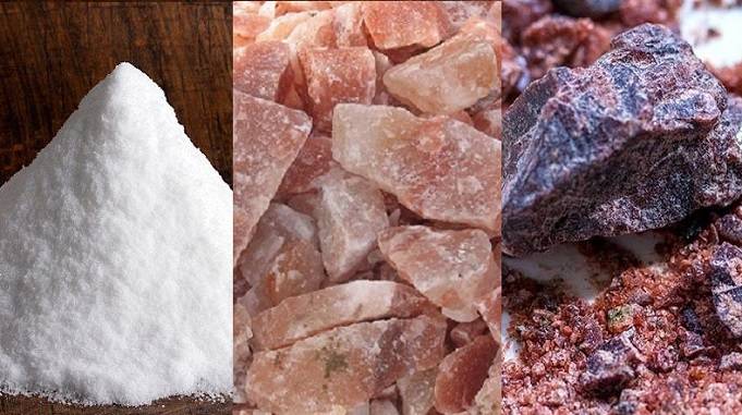 white salt rock salt black salt, black salt benefits, pink salt benefits, rock salt benefits