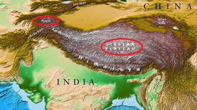 World Largest Longest biggest highest- tibet plateau and pamir plateau
