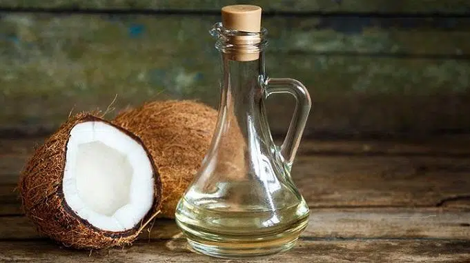 coconut oil for hair, coconut oil with lemon, coconut oil with aloe vera, nariyal tel ke fayde