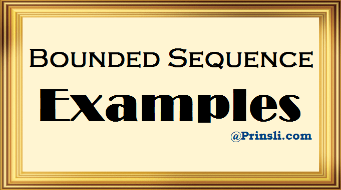 bounded sequence example