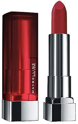 Maybelline New York Color Sensational Creamy Matte Lipstick, 691 Rich Ruby, 3.9g.