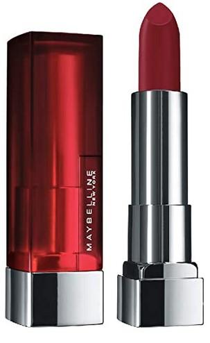 Maybelline New York Color Sensational Creamy Matte Lipstick, 695 Divine Wine, 3.9g., best lipstick shades color in india on amazon