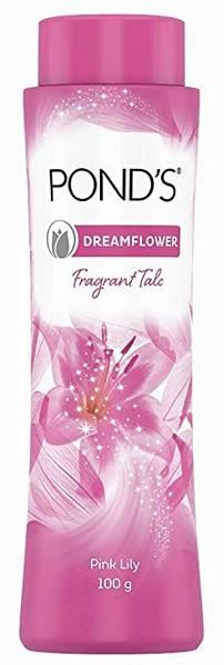Pond's Dreamflower Fragrant Talcum Powder, Pink Lily, 100g