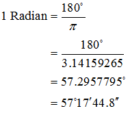 measure of radian
