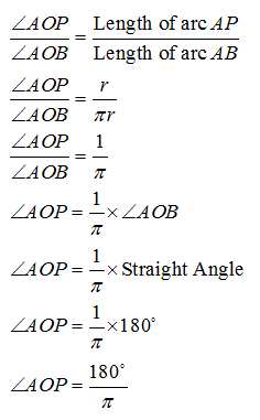 measure of radian