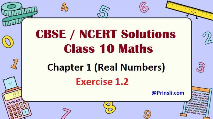 NCERT Solutions For Class 10 Maths Chapter 1 Exercise 1.2