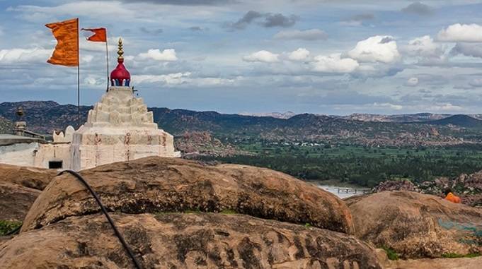 anjanadri hill hampi karnataka, hanuman temple