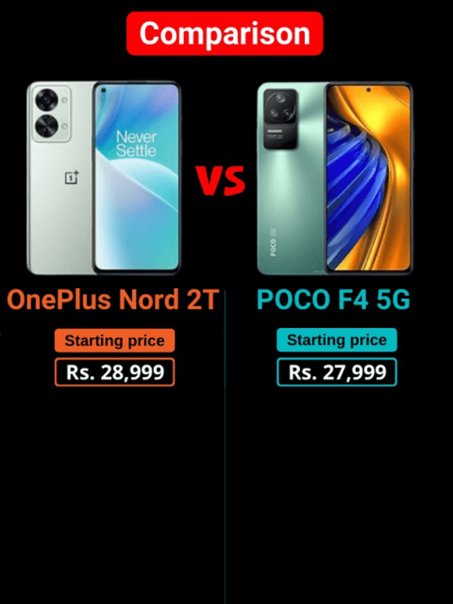 OnePlus Nord 2T 5G vs Poco F4 5G