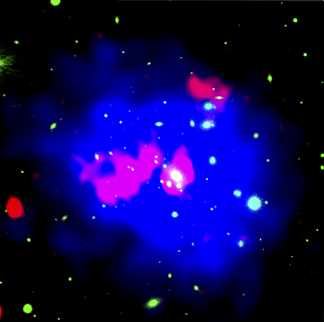 GMRT discovers the oldest known fossil radio galaxy trapped inside a cluster of galaxies