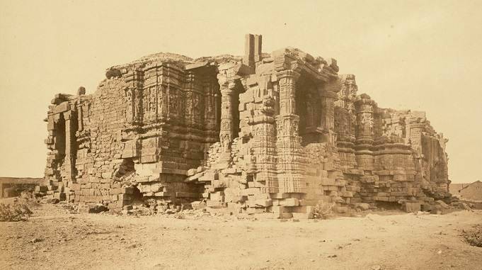 Somnath temple ruins history (1869)
