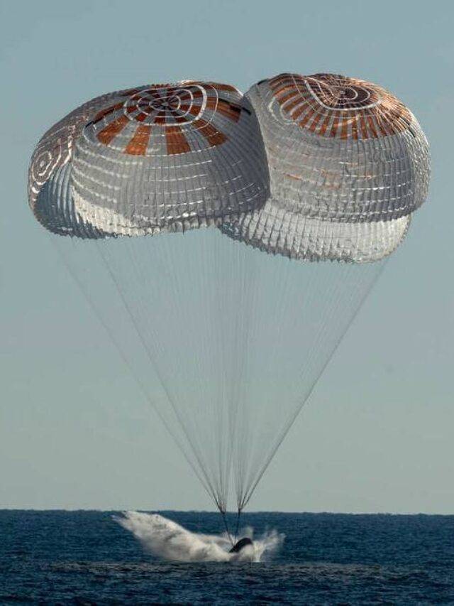 NASA’s SpaceX Crew-4 Astronauts Land Safely in the Atlantic Ocean