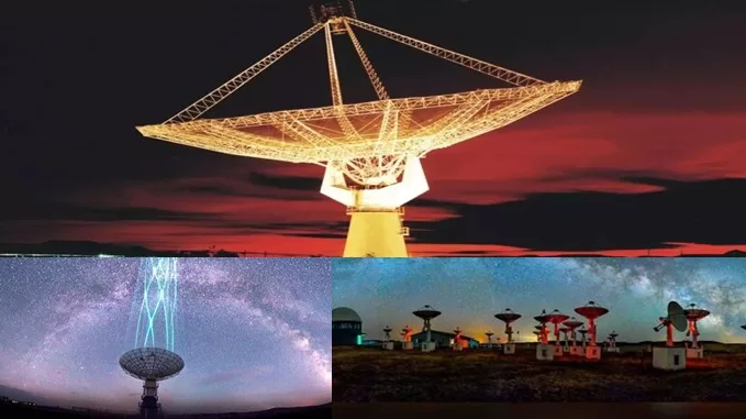 gmrt received radio signal, Astronomers detected a record-breaking radio frequency signal from 8.8 billion light years away from Earth, that is received by the Giant Metrewave Radio Telescope GMRT in India