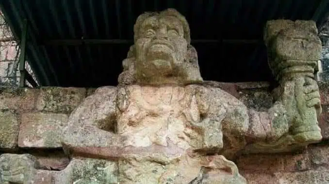 Statue of Hanuman ji found in Honduras, South America, दक्षिण अमेरिका के होंडुरास में प्राप्त हनुमान जी की प्रतिमा