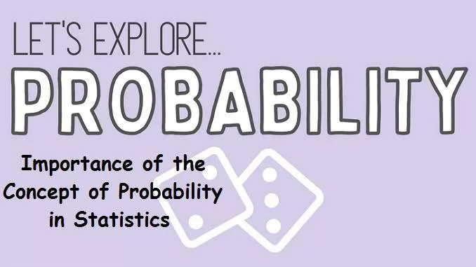 Importance of the Concept of Probability in Statistics