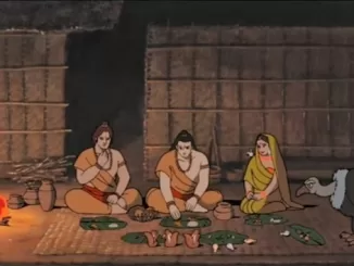 meat eating in valmiki ramayana, shri ram sita lakshman, ramayan panchvati, ramayan aranya kand, shri ram sita in panchvati