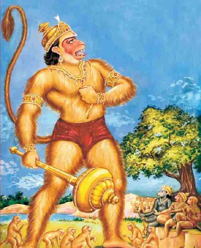 hanuman ji me kitni takat shakti bal hai, hanuman ji powers