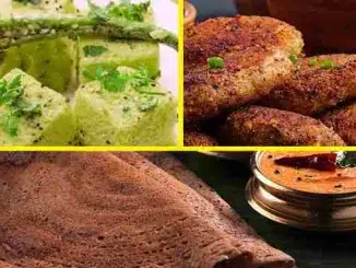 Palak Khaman Dhokla, Vegetable Cutlet, Ragi Dosa Recipe